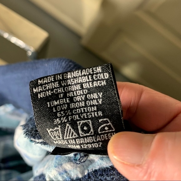 Rocawear Men's Size Large Plaid Flannel Drawstring Green Blue Lounge wear Pants - Picture 5 of 7